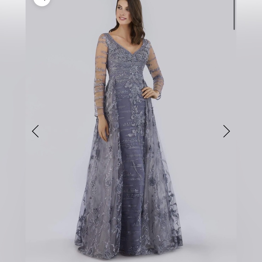 LARA Purple Long Sleeve Gown